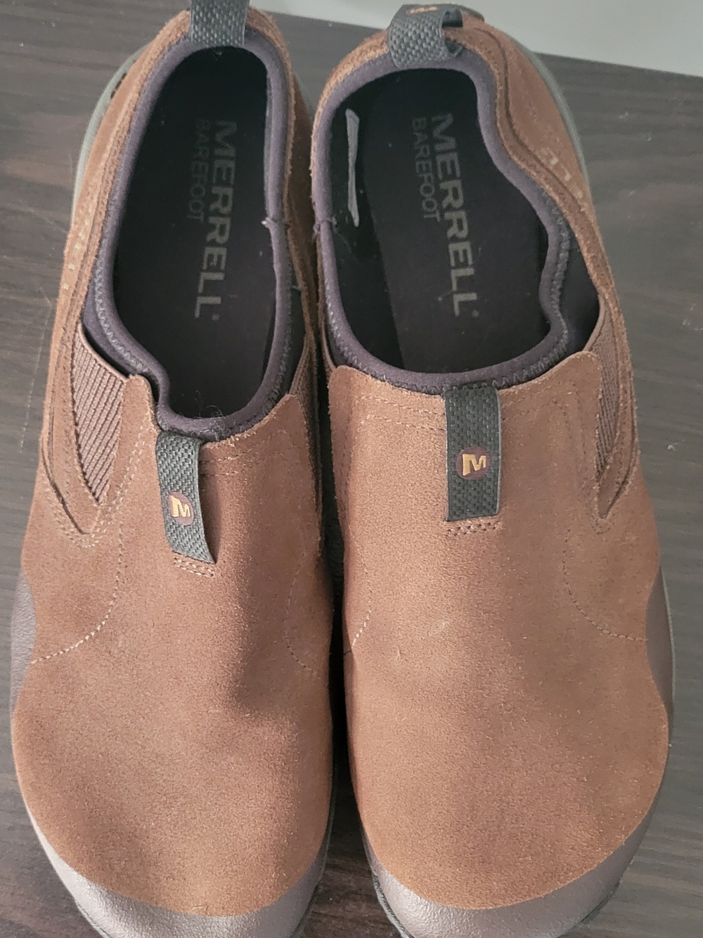 Merrell Brown Suede Slip-On Loafers US 11.5